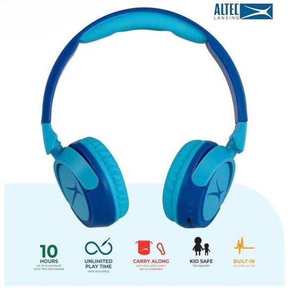 Altec Lansing Kid Safe 2-in-1 Wireless Bluetooth Headphones - Picture 4 of 8